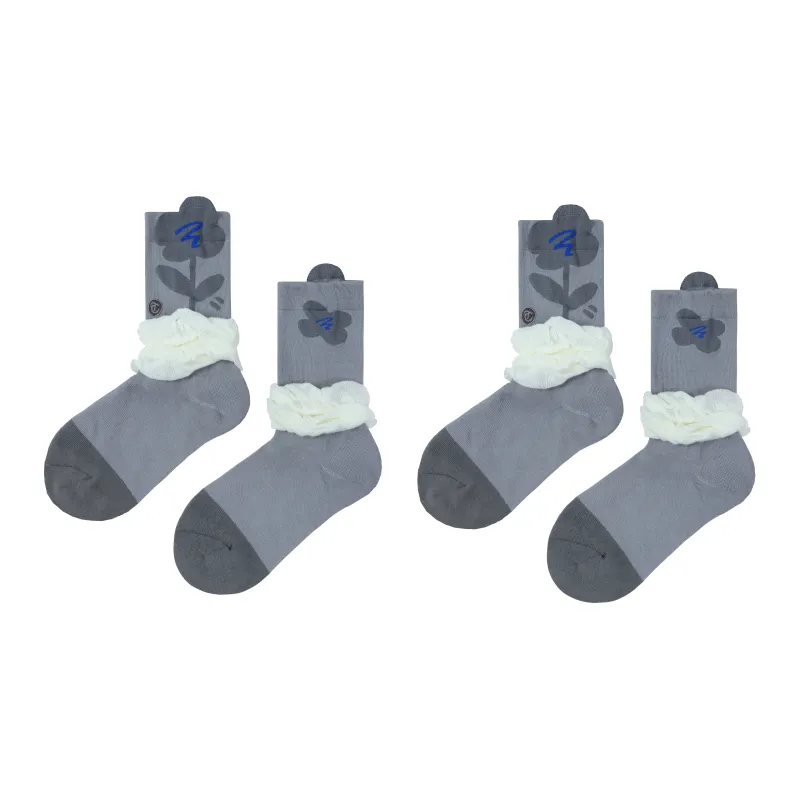 TOOCI Mid Calf Socks Women's Combo Set-2