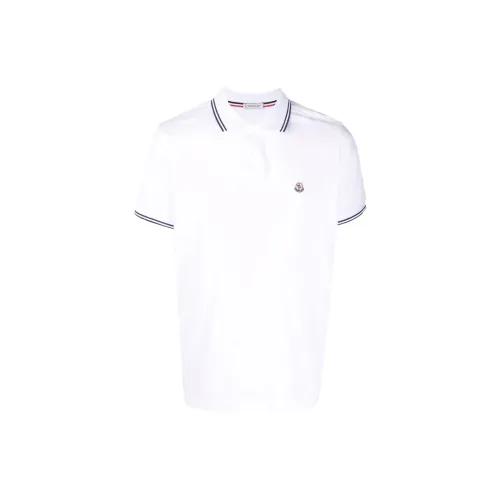 Moncler Polo Shirts Men White