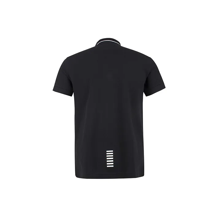 EMPORIO ARMANI Piqué weave Polo Shirt-1