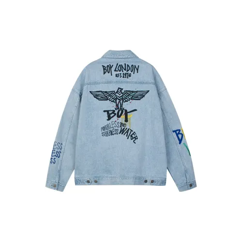 Boy London Denim Jackets Unisex Blue