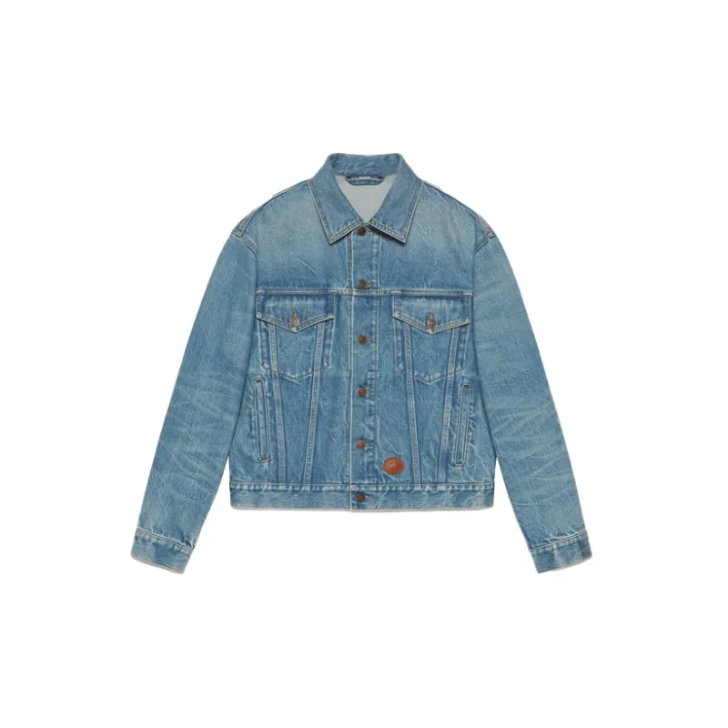 GUCCI x Disney Denim Jacket Men's Light Blue-1