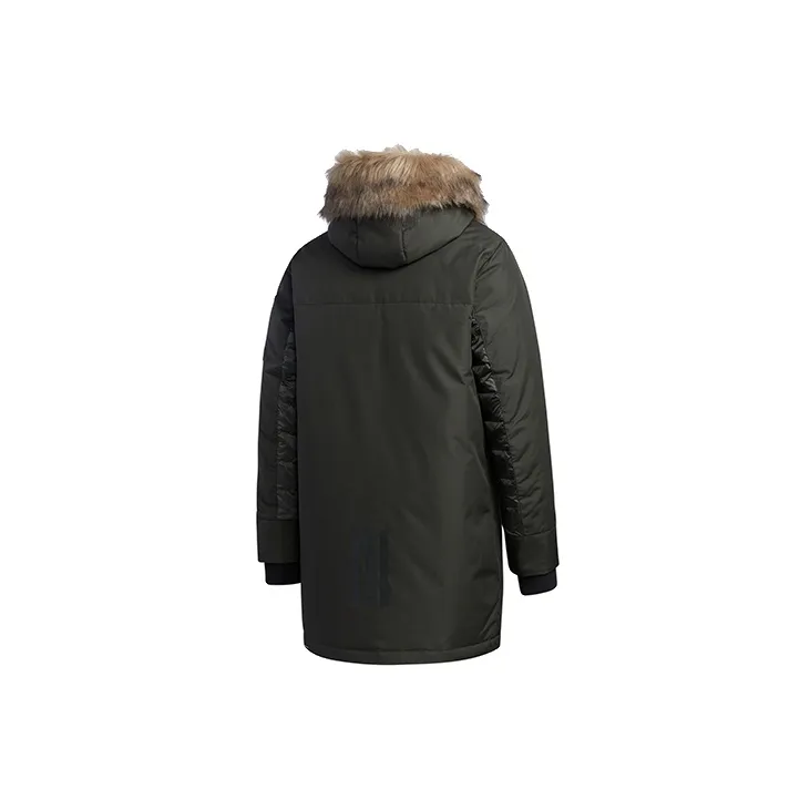 Adidas Neo Down Jacket Men's Dark Earthy Brown-1