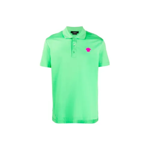 VERSACE Polo Shirts Men Green