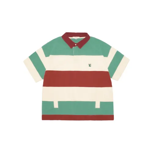 UNVESNO Polo Shirts Unisex Red And Green