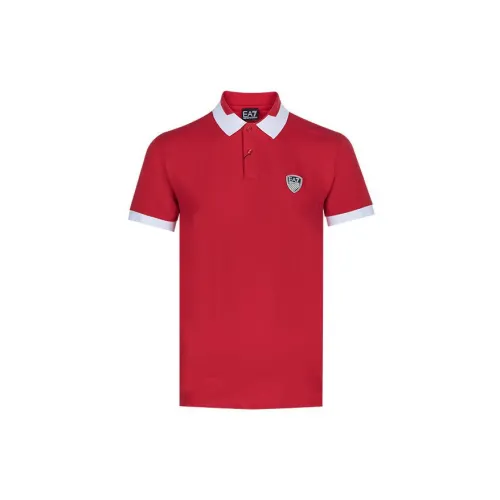 EMPORIO ARMANI Polo Shirts Men Red