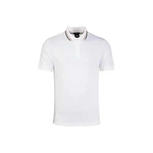 HUGO BOSS Polo Shirts Men White