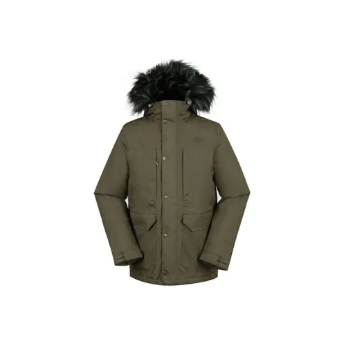 THE NORTH FACE Down Jackets Men Gray Green