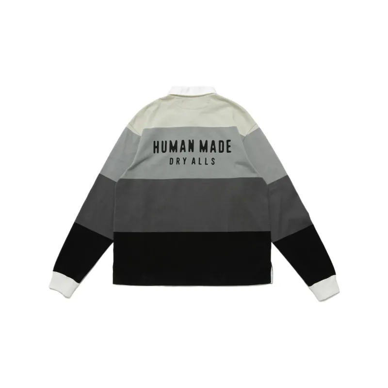HUMAN MADE Multi Stripe Rugby Shirt-3