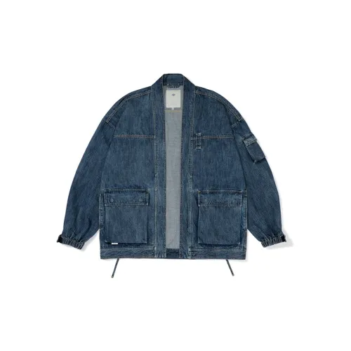 MADNESS Denim Jackets Men Blue