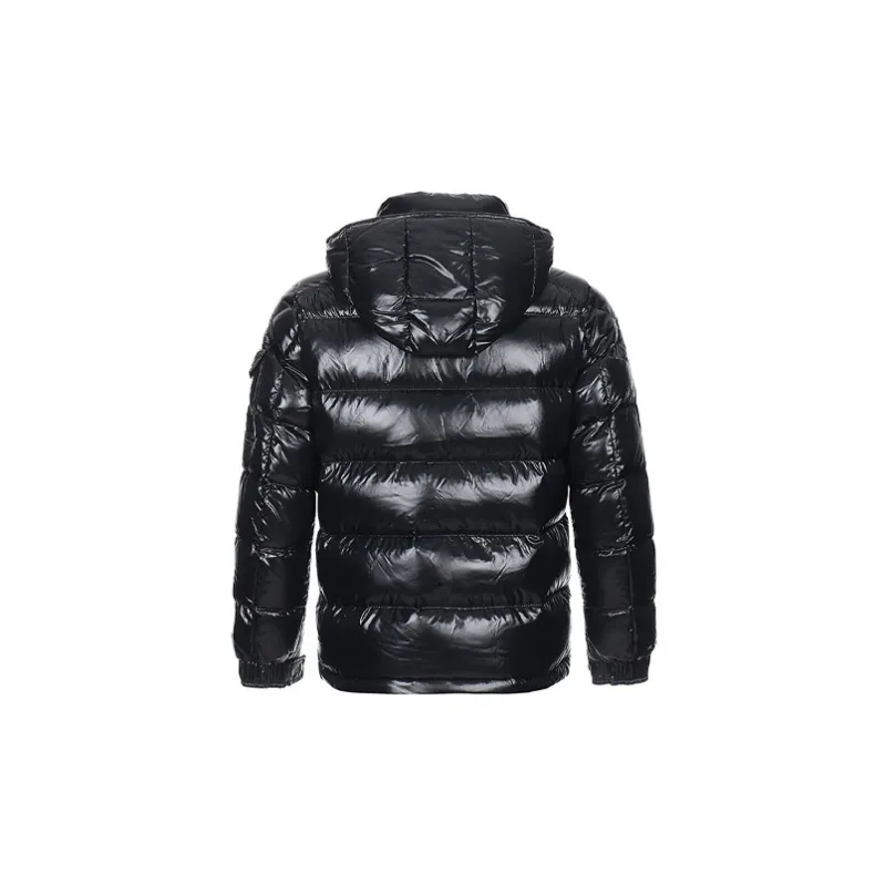 Moncler Maya Hooded Puffer Shiny Jacket-1
