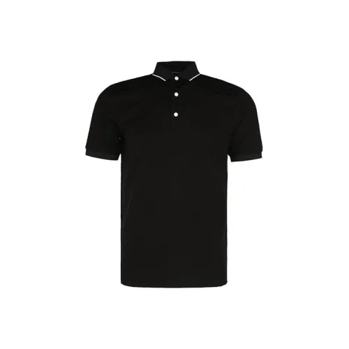 EMPORIO ARMANI Polo Shirts Men Black