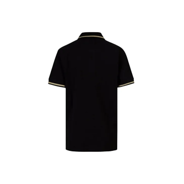 VERSACE JEANS COUTURE V Emblem Cotton Polo Shirt-1