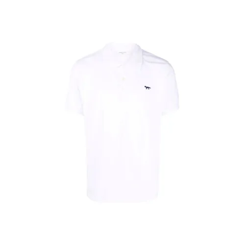 Maison Kitsune Polo Shirts Men White