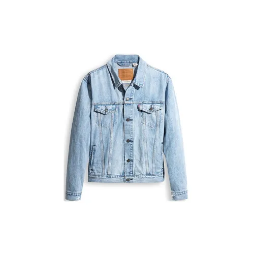 Levis Denim Jackets Men Blue