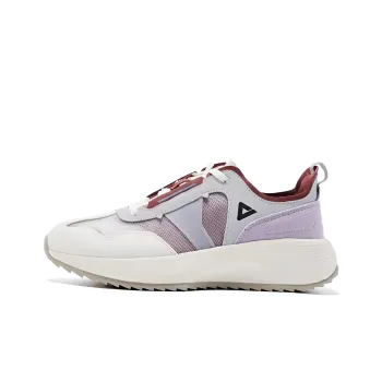 PEAK Casual Shoes Women's Low Top Light Gray/Embroidered Red