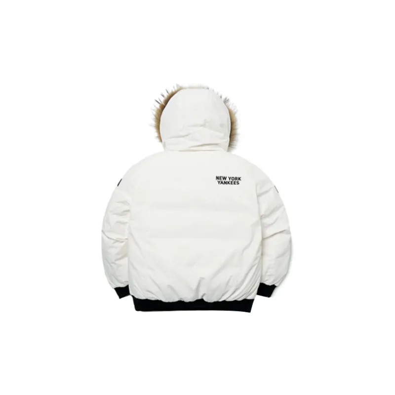 MLB New York Yankees Down Jackets Unisex White-1