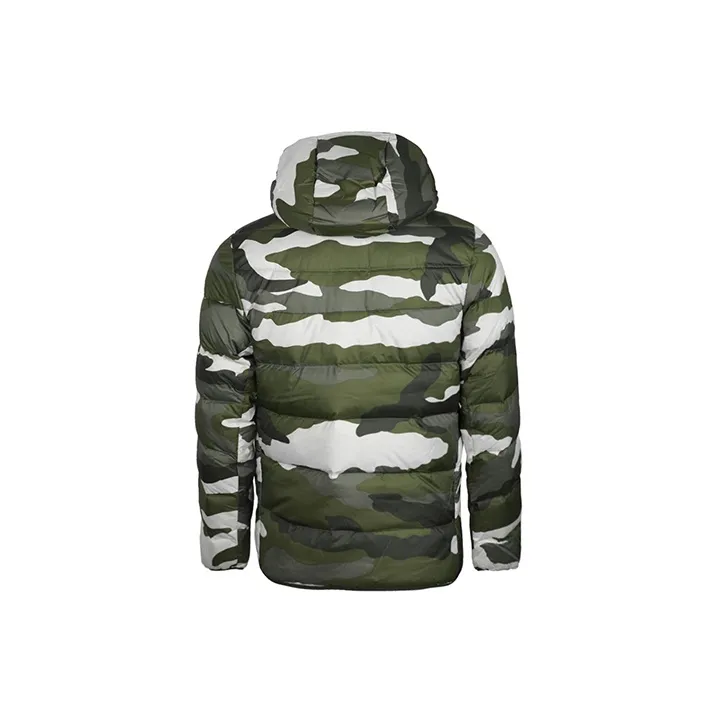 Nike Down Jackets Men Green Camouflage-1