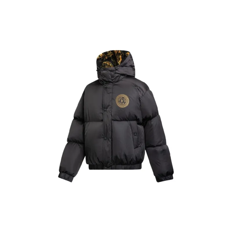 VERSACE JEANS COUTURE Down Jacket Men's Black-2