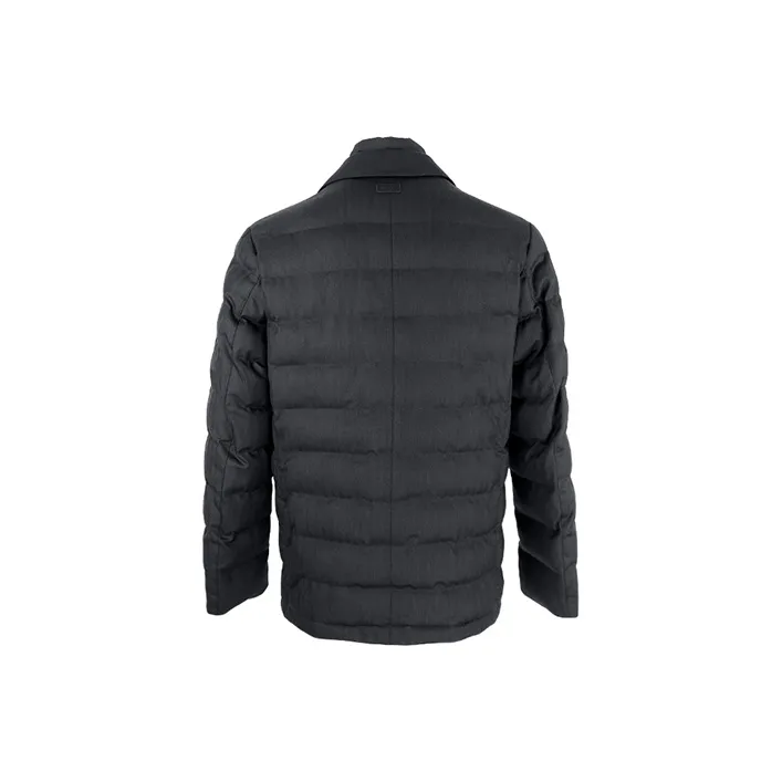 Zegna Solid Color Stand Collar Down Jacket Men's Black-1