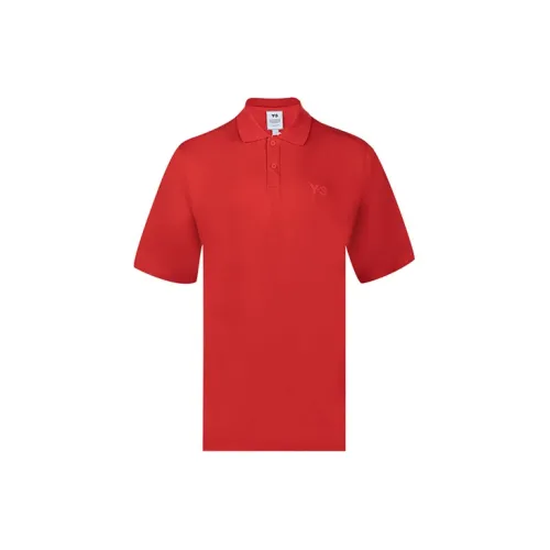 Y-3 Polo Shirts Men Red