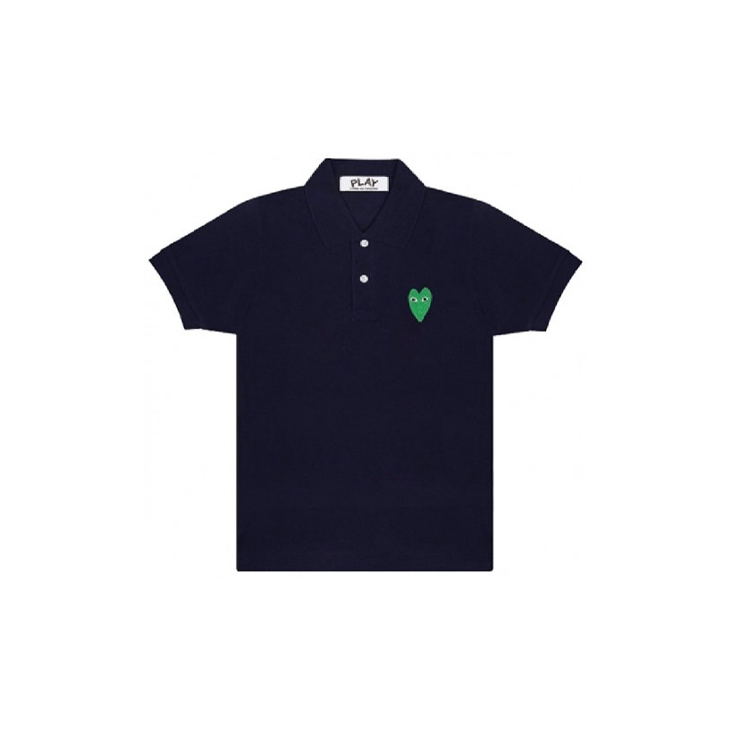 CDG Play Polo Shirts Men Dark Blue POIZON