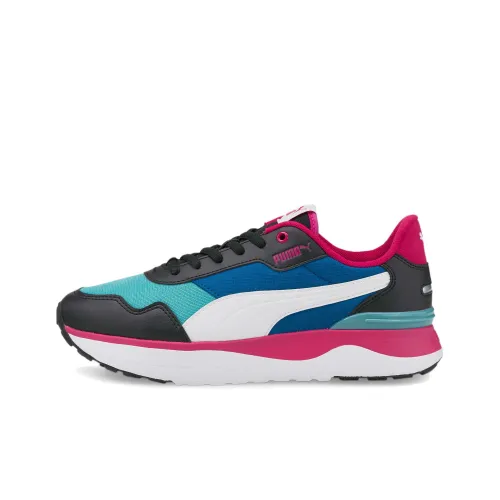 PUMA R78 Casual Shoes Women's Low-Top Black/White/Blue/Pink