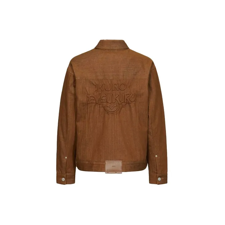 EVISU Denim Jacket Men's Coffee-1
