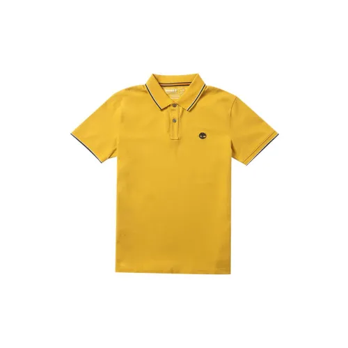 Timberland Polo Shirts Men Yellow