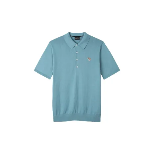 Paul Smith Polo Shirts Men Sky Blue