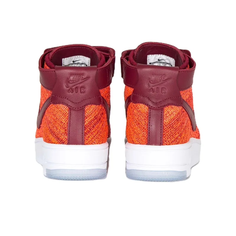 Nike Air Force 1 Flyknit Total Crimson Women's-3