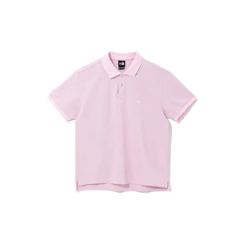 New Era Polo Shirts Unisex Pink