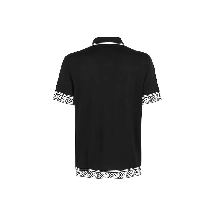 BALMAIN Polo Shirts Men Black-1
