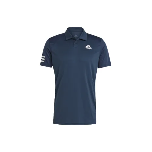 Adidas Polo Shirts Men Navy Blue