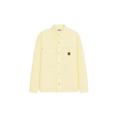 KENZO Denim Jackets Men Yellow