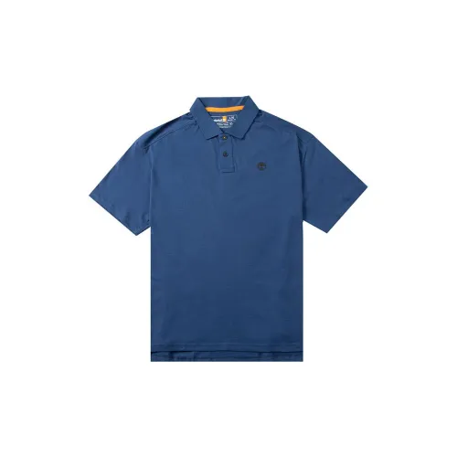 Timberland Polo Shirts Men Blue