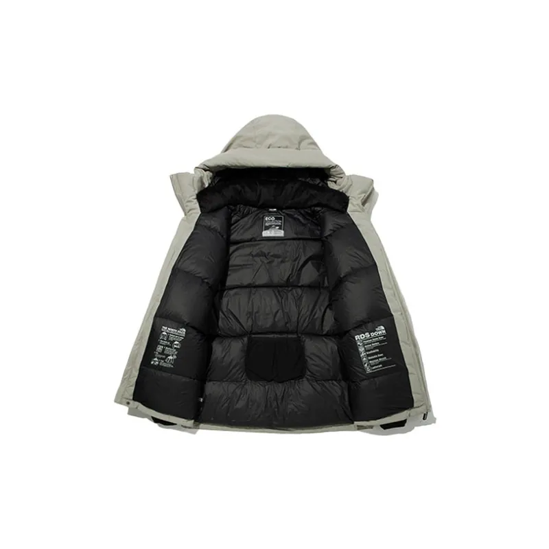 THE NORTH FACE Eco Polar Air Down Jacket Grayish Beige Korea Version-2