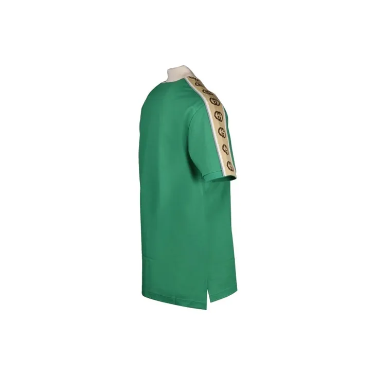 GUCCI SS22 Polo Shirt Men's Green-2