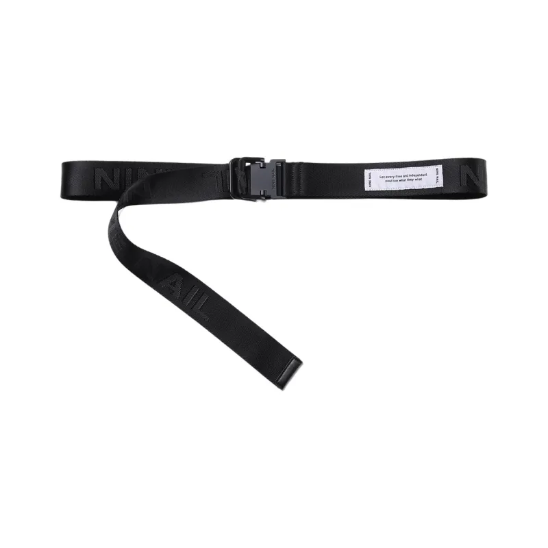 NINE NAIL Double Ring Buckle Nylon Canvas Belts Unisex Width 3.7cm-23