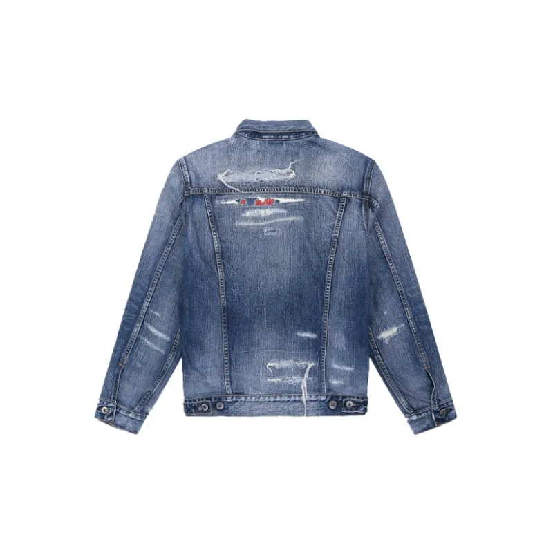 Levis Denim Jackets Men Blue-1