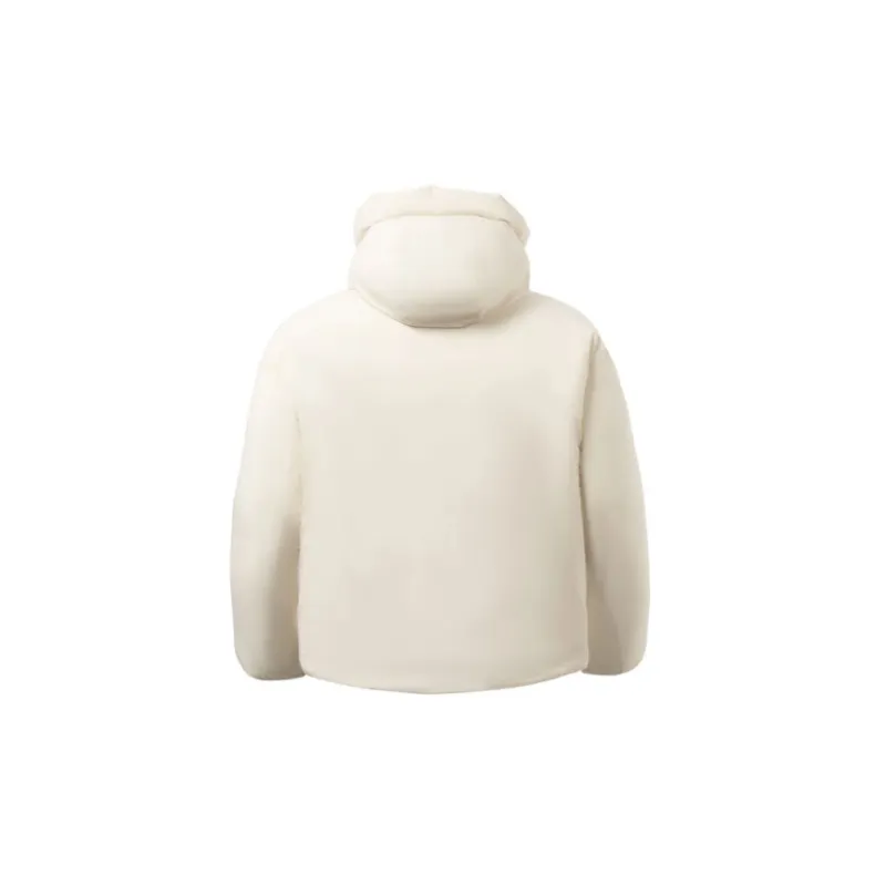 LiNing Sports Life Collection Down Jacket Unisex Egg Cream Gray-1