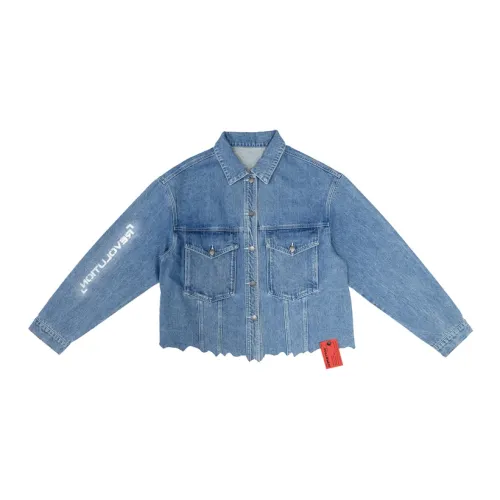 STNW Denim Jackets Unisex Blue