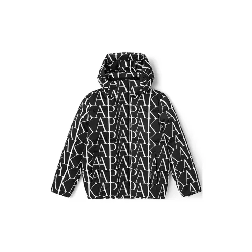 Kappa Down Jacket Unisex Arranged Kappa Mineral Black - KA34