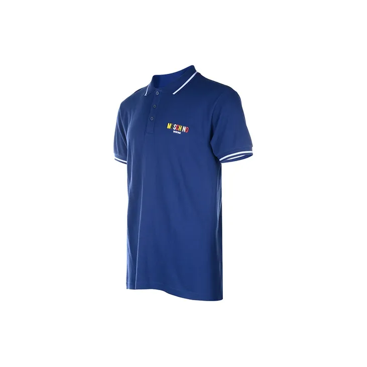 MOSCHINO Polo Shirts Men Blue-2