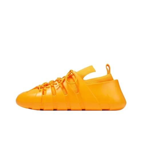 Bottega Veneta Casual Shoes Men Low-Top Orange
