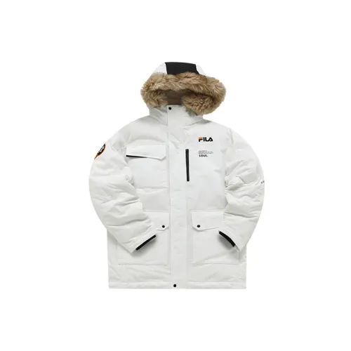 FILA FUSION Down Jackets Men Standard White