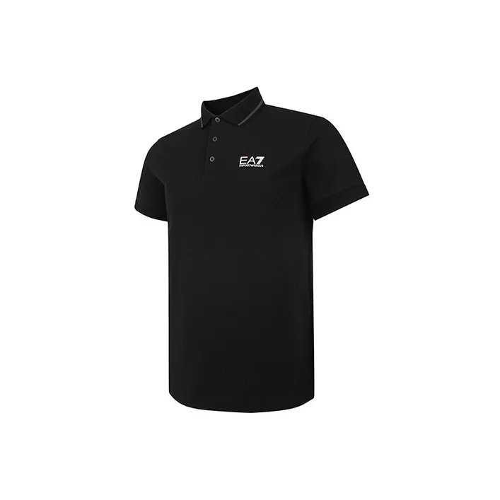 EMPORIO ARMANI EA7 Polo Shirt Men's Black-2