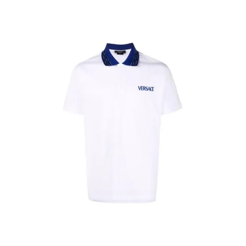 VERSACE Polo Shirts Men White