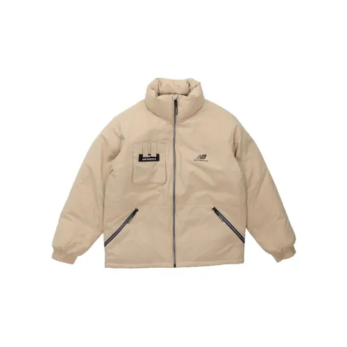 New Balance Down Jackets Men Beige