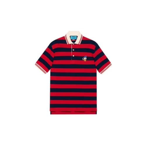 Disney X GUCCI Polo Shirts Men Red