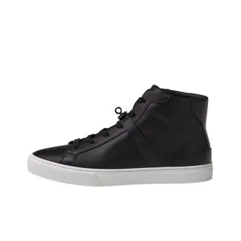 HERMES Daydream High-Top Stylish Skateboarding Shoes Men's Black